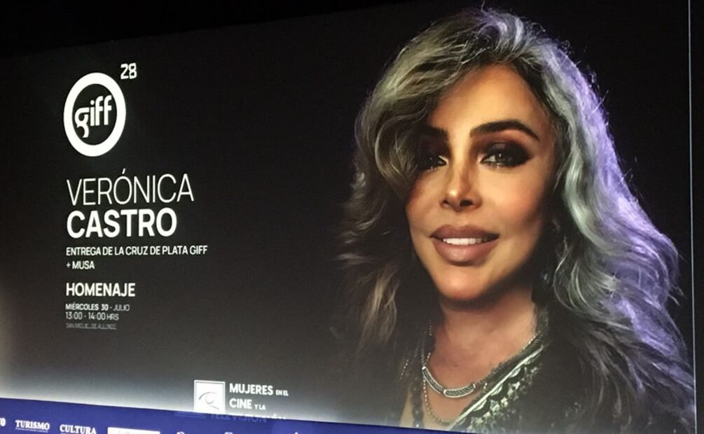 Verónica Castro recibirá homenaje en el  Festival Internacional de Cine Guanajuato 2025.