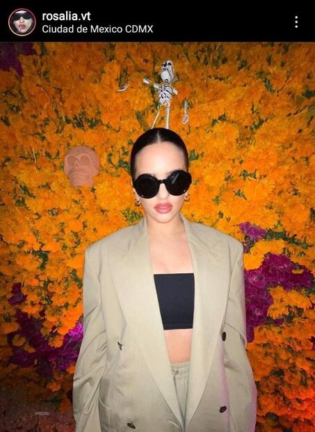 El look con el que Rosalía enamoró a su paso por la CDMX