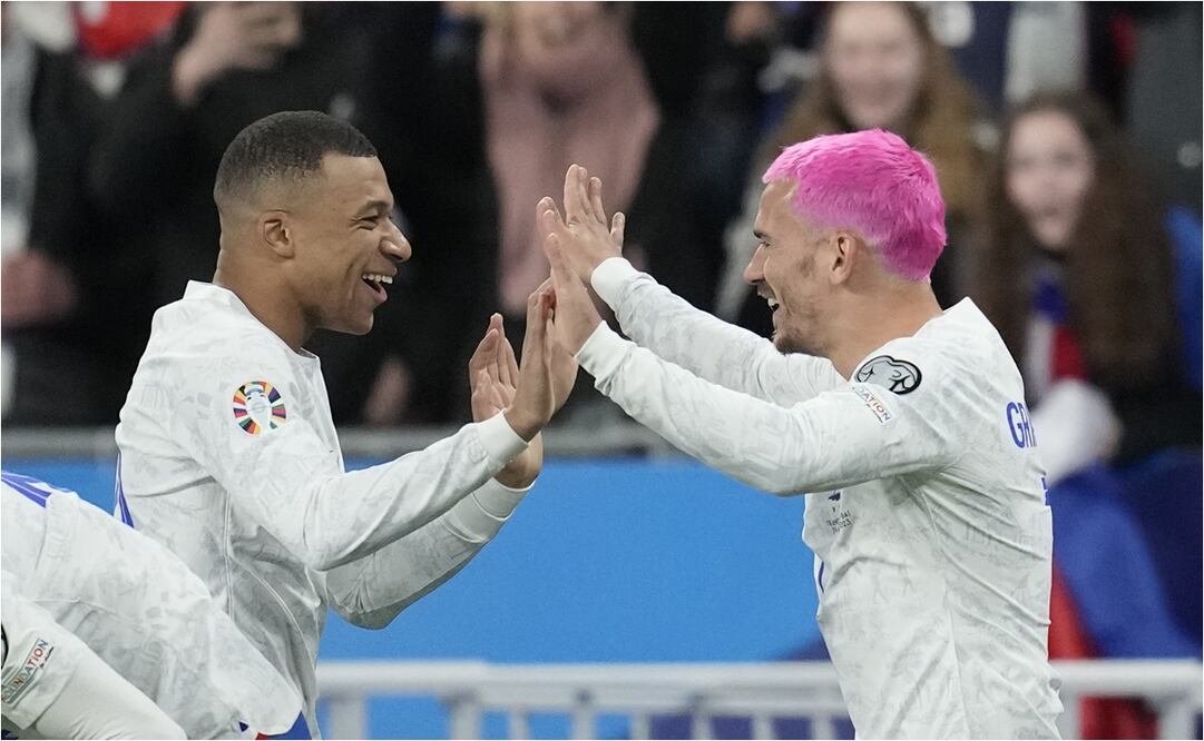 FOTO: AP - Mbappé con nueva marca en la Selección de Francia