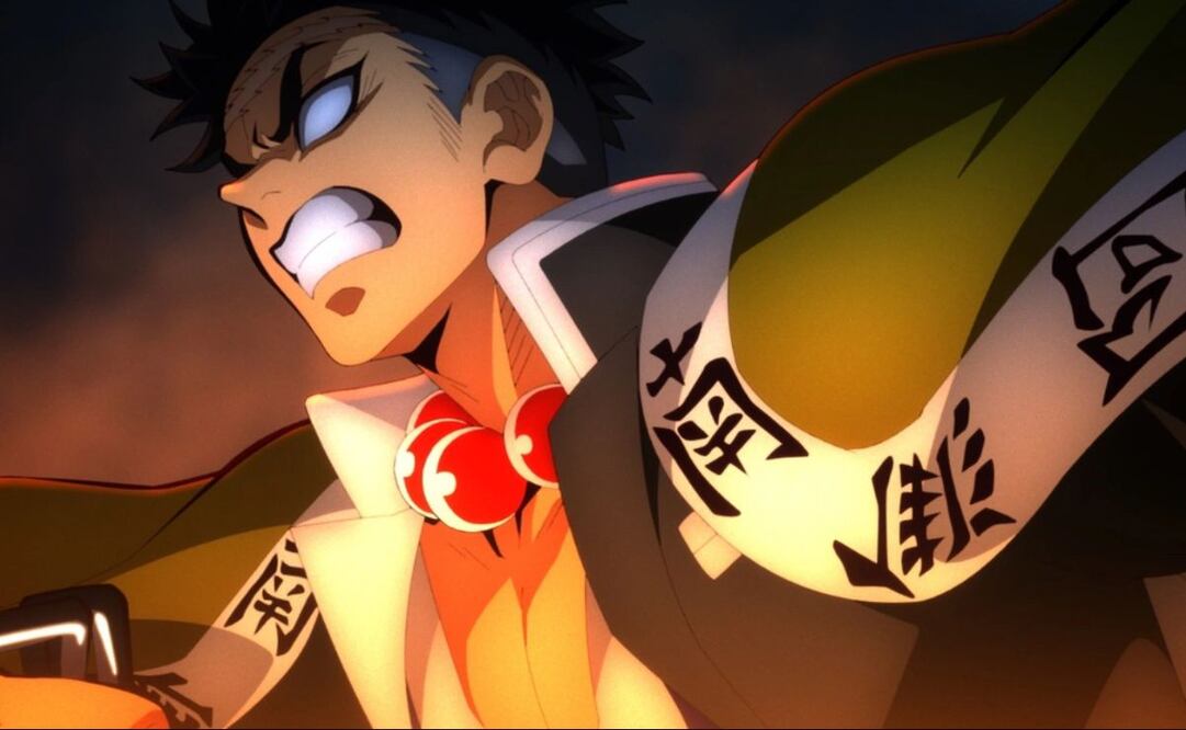 Gyomei Himejima y Tokito Muichiro se roban la pantalla en “Demon Slayer: Castillo Infinito”. Foto: Crunchyroll