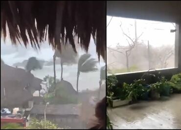 La furia de Agatha contra Oaxaca, en videos