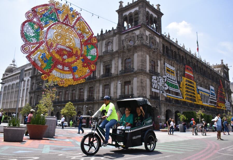 Ciclotaxis CDMX. FOTO: Especial/ EL UNIVERSAL/