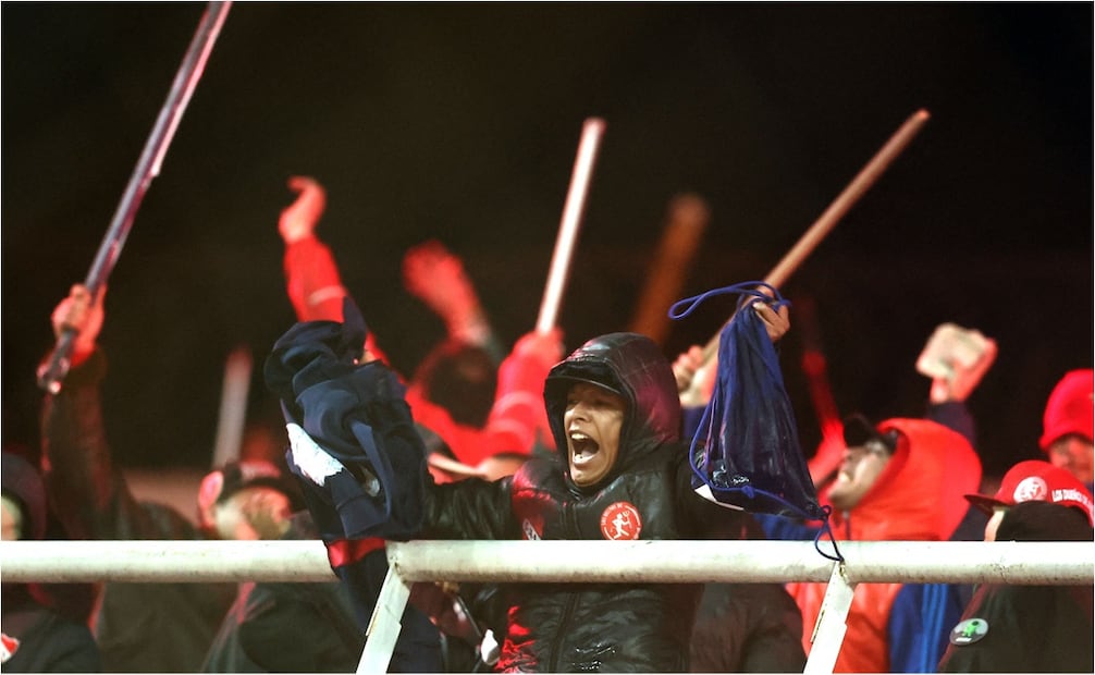 Violencia en el Independiente vs U de Chile. FOTO: Archivo/ AGENCIAS