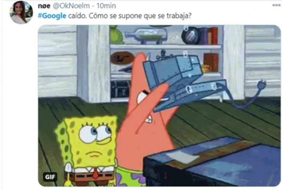 Google, YouTube y Gmail se caen