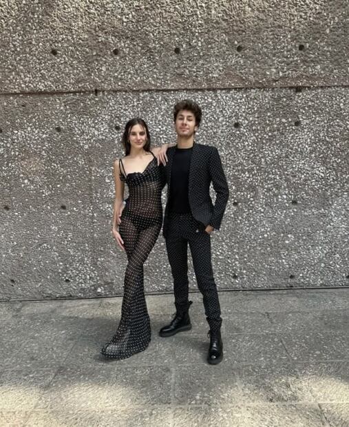 El vestido transparente de Macarena Achaga, novia de Juanpa Zurita