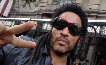 Lenny Kravitz disfruta de novia, disco y pescado en la Ciudad de México