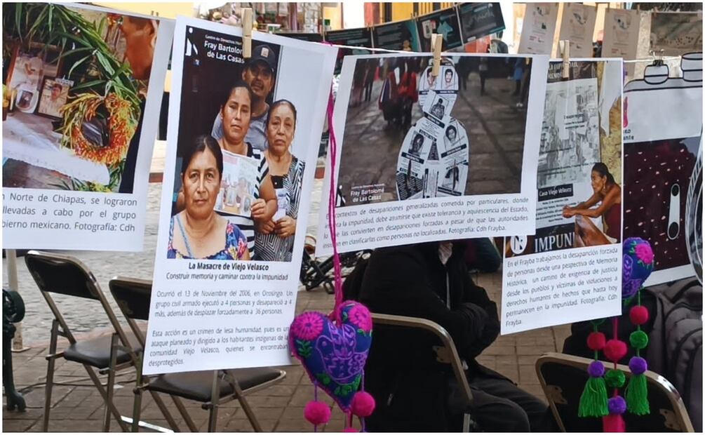 Familiares de desparecidos se movilizan en Chiapas. Foto: Cortesía