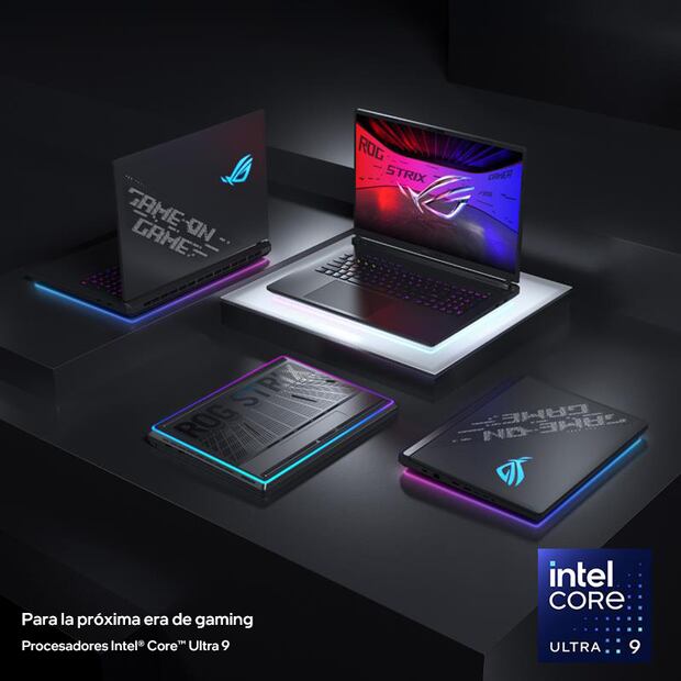 El sistema de refrigeración inteligente ROG, con tres ventiladores y una cámara de vapor, mantiene las laptops frescas durante sesiones intensas de juego. Foto: Cortesía ASUS