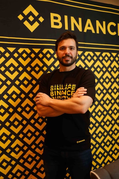 Salvador Rivero, General Manager de Binance México. Foto: Carlos Mejía/EL UNIVERSAL