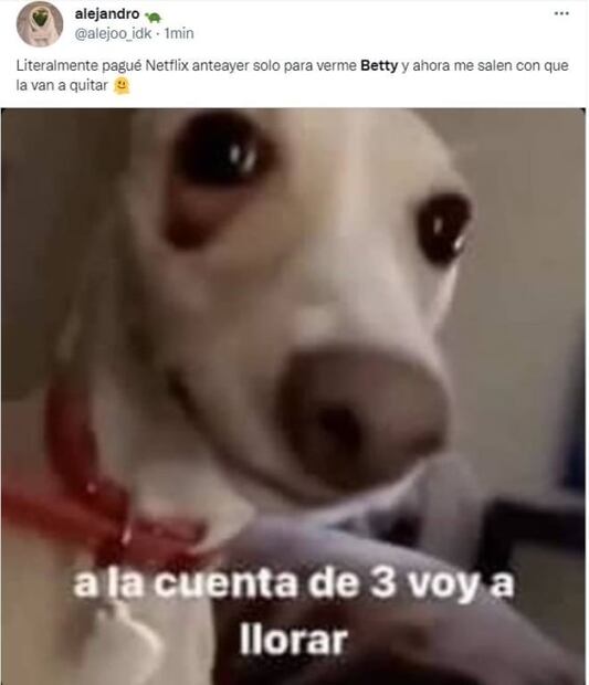 "Yo soy Betty, la fea" vive sus últimas horas en Netflix