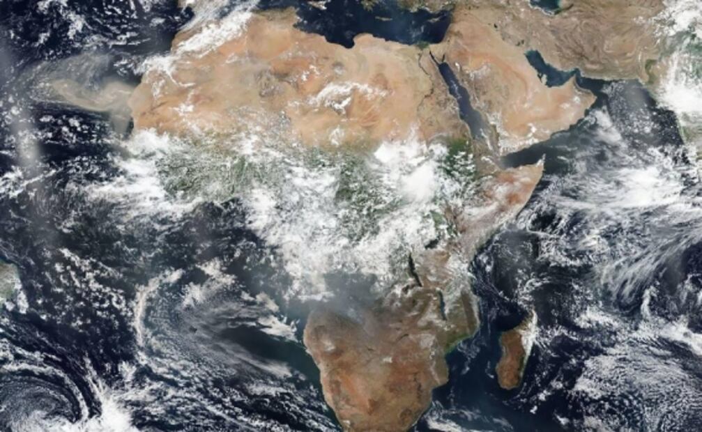 Así se ven los incendios en África; son más que en la Amazonia