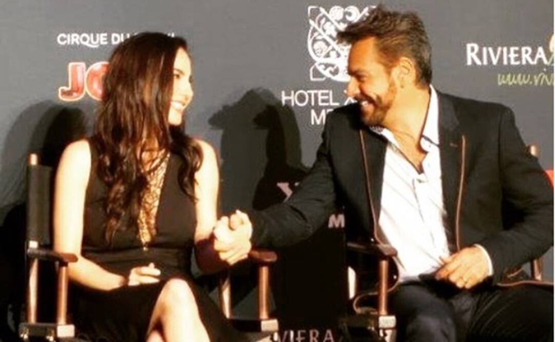 Martha Higareda y Eugenio Derbez. Foto: Instagram 