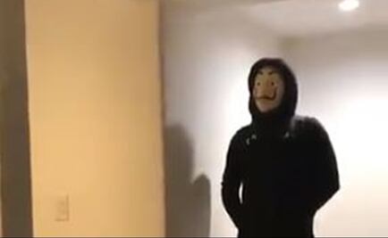 Jugador de Monarcas se disfraza de 'La Casa de Papel'