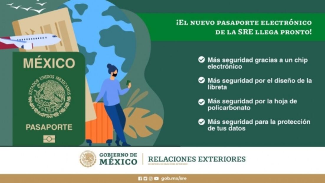 Qué datos tendrá el pasaporte electrónico de México