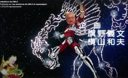 Andrés Manuel López Obrador, líder de Morena y de los "Caballeros de AMLO"