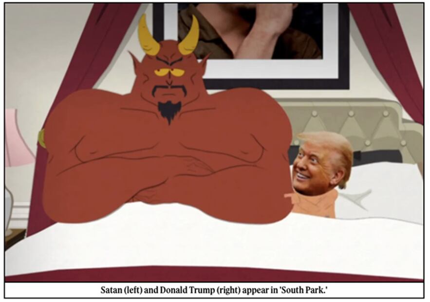 El episodio de estreno de South Park tuvo como personaje central al presidente Donald Trump. FOTO: CAPTURA