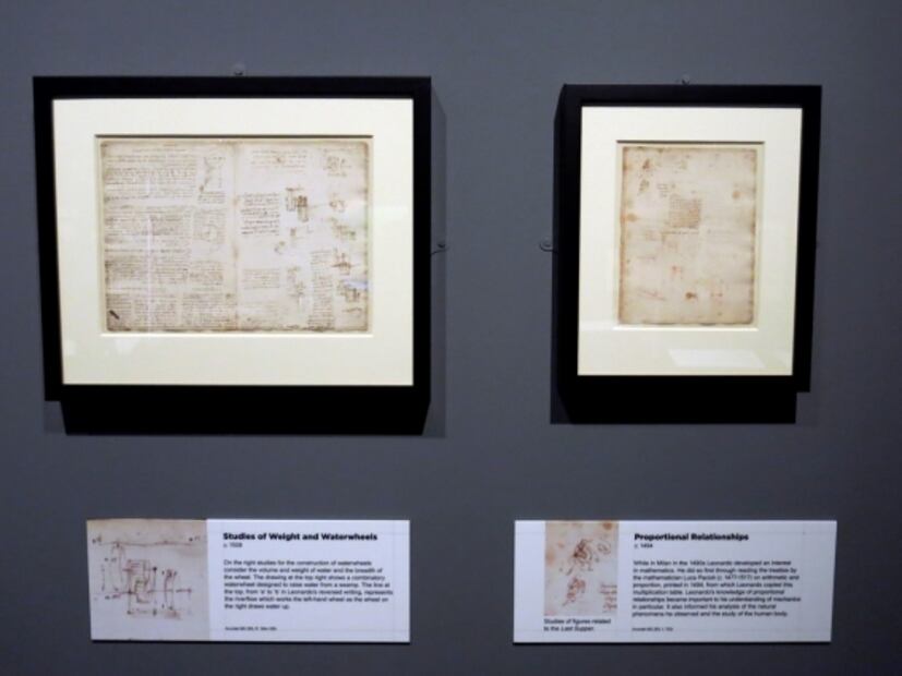 Los códices de Leonardo da Vinci, al descubierto en Londres