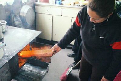 Vivir bajo cero grados… y con la leña cara