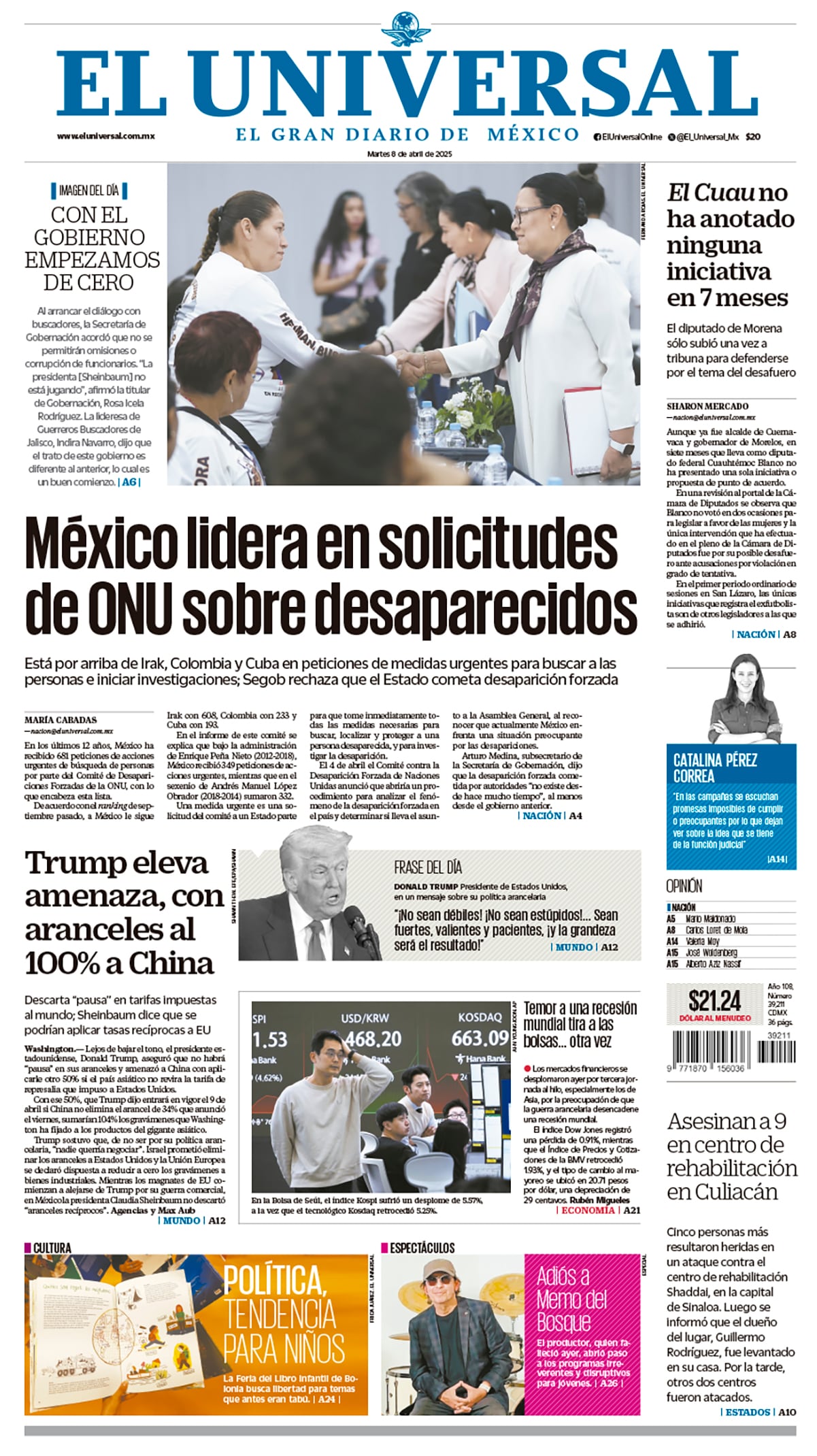 Portada impresa