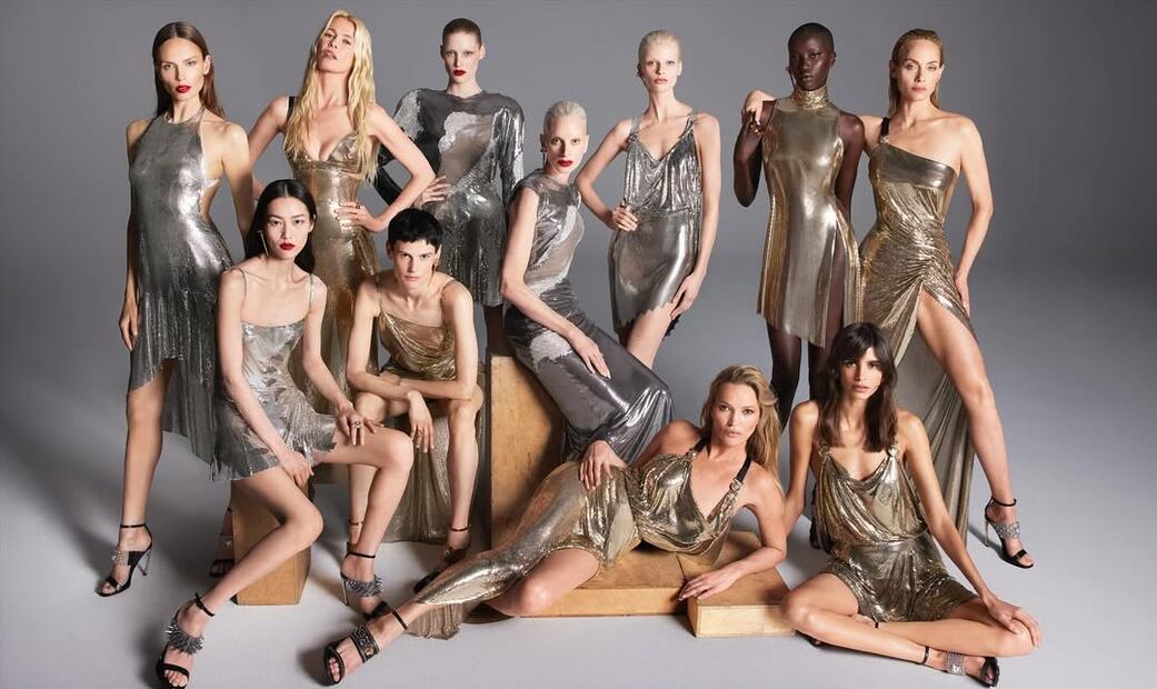 Campaña de la colección otoño-invierno 2025/2026 de Versace. Foto: Especial (Versace, Mert & Marcus)