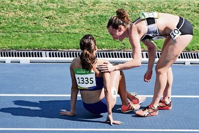 Espíritu olímpico aparece en pista