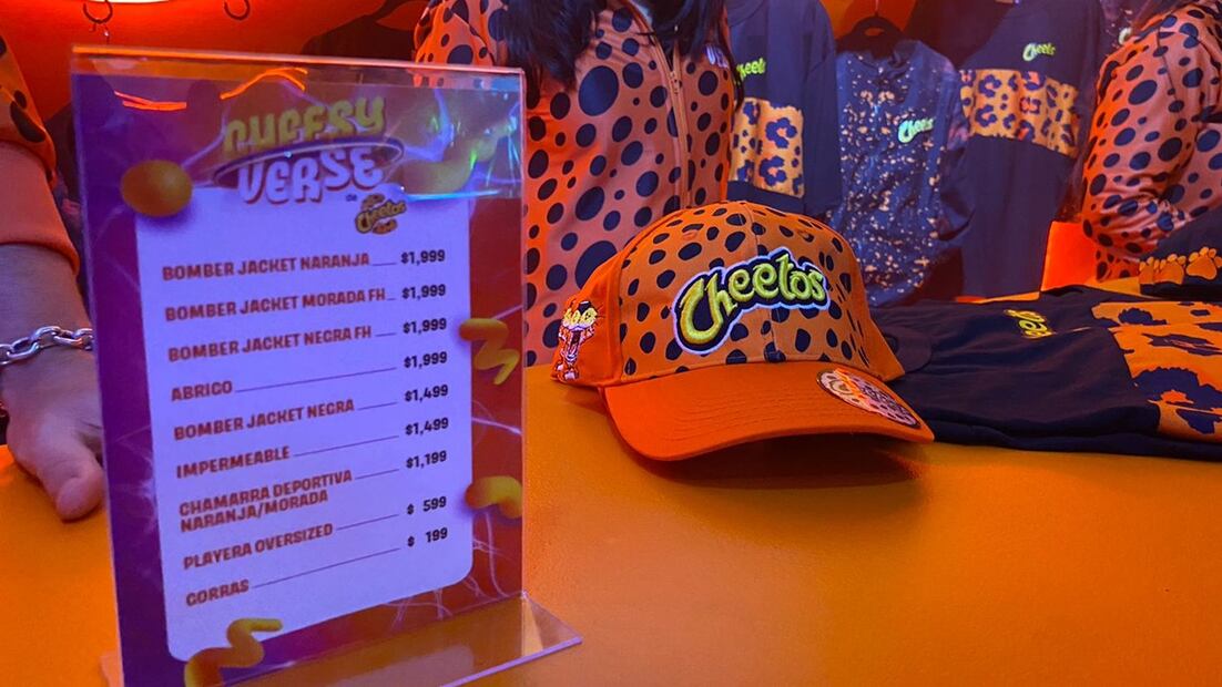 En el lugar también podrás adquirir alguna prenda alusiva a Cheetos, mismas que podrían representar el único gasto que realices en la experiencia. Foto: Nayeli Castillo