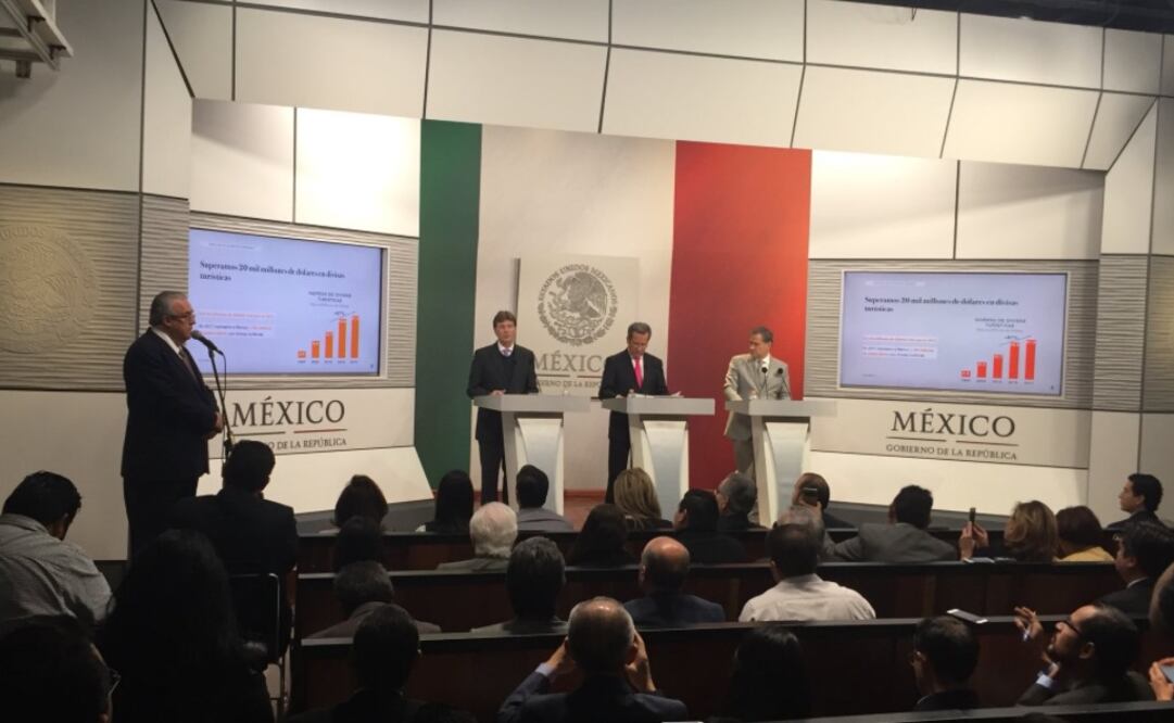 Enrique de la Madrid, titular de la Secretaría de Turismo, informó que México recibió 39.3 millones de turistas del exterior el año pasado (Foto: Twitter @edelamadrid)