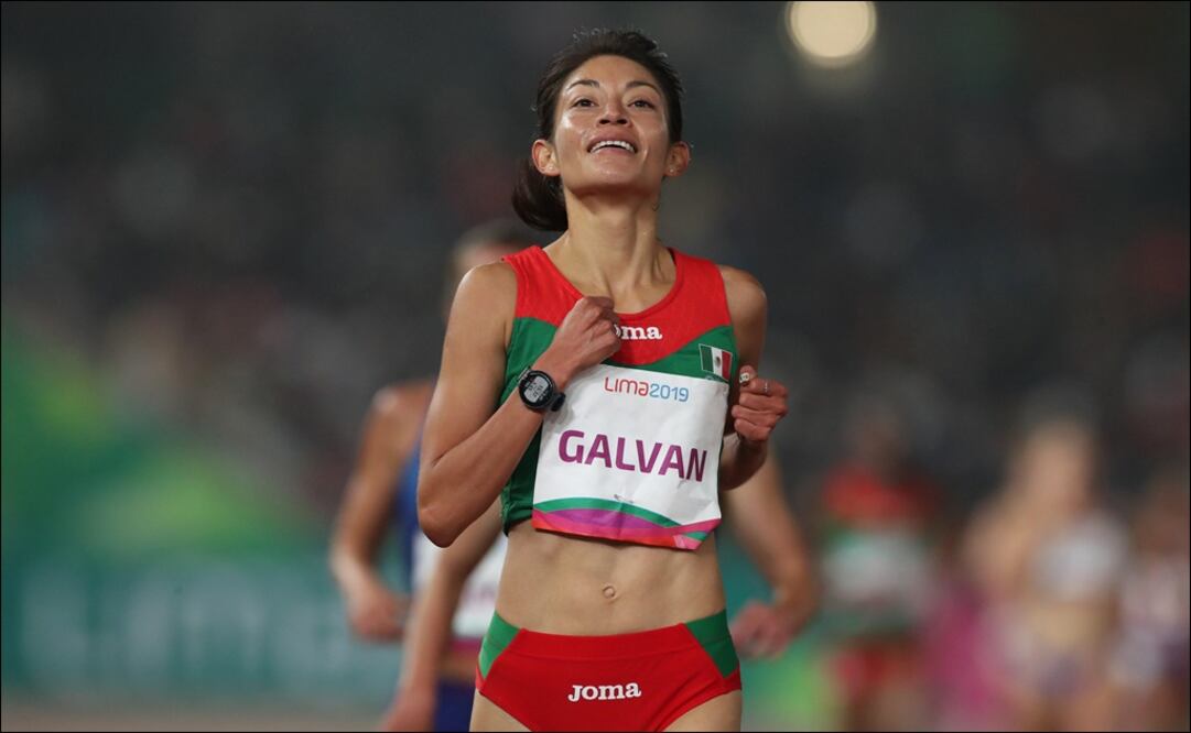 Medallista mexicana en Lima 2019. Foto: EFE