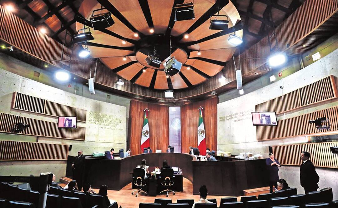 Sala Superior del Tribunal Electoral del Poder Judicial de la Federación. Foto: Alejandra Leyva/EL UNIVERSAL