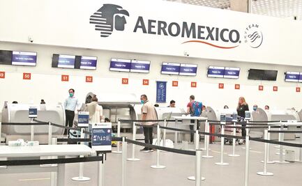 Ingresos de Aeroméxico disminuyeron 51% en el primer trimestre del año