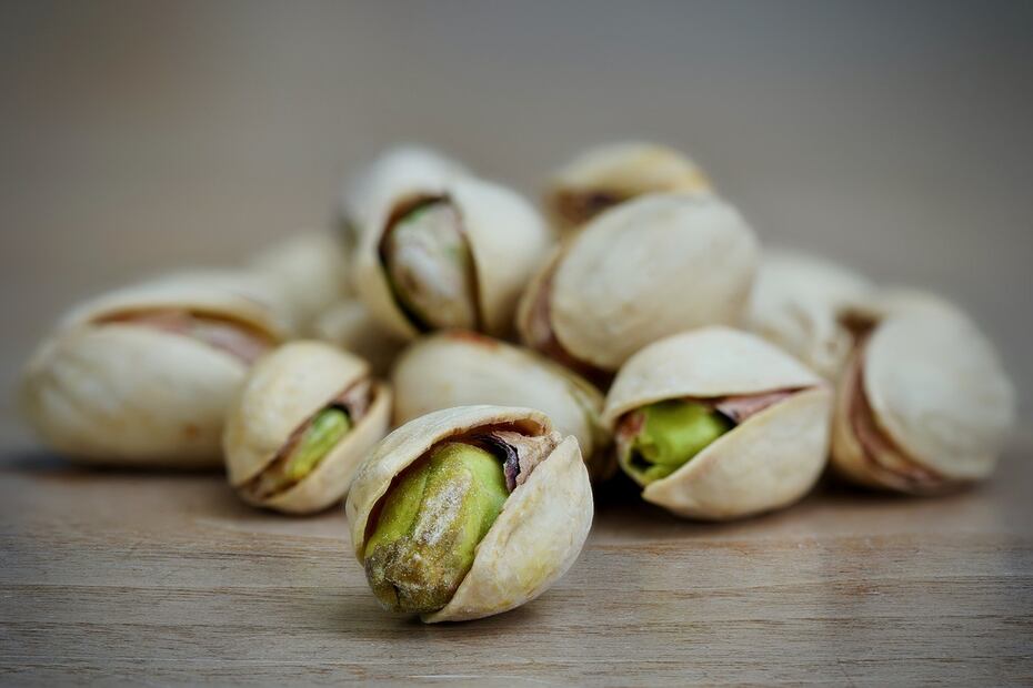 Pistachos para el corazón. Fuente: Pixabay