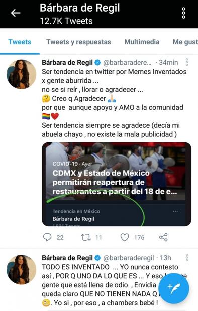 Acusan a Bárbara de Regil de homofóbica, pero ella aclara lo que realmente pasó