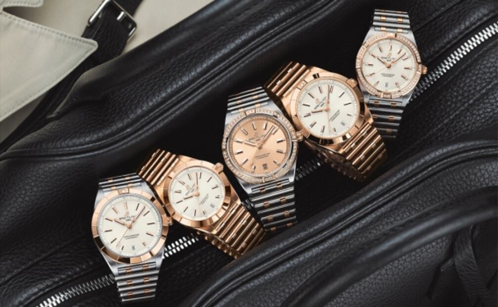 Actitud femenina y empoderada de Breitling