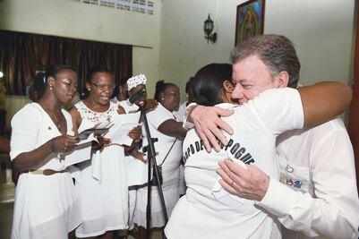 Santos donará el premio del Nobel a las víctimas