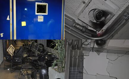 Pintas, ventanas rotas y cámaras quemadas, así vandalizaron la FES Acatlán