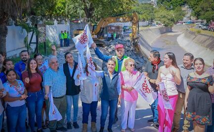 Evelyn Salgado da banderazo para rehabilitación del cause del río Huacapa; buscan recuperar vialidades afectadas por “John”