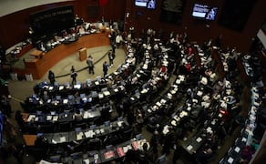 Aprobación en lo general del dictamen sobre pasar la reforma judicial al año 2028. Foto: Diego Simón/ EL UNIVERSAL