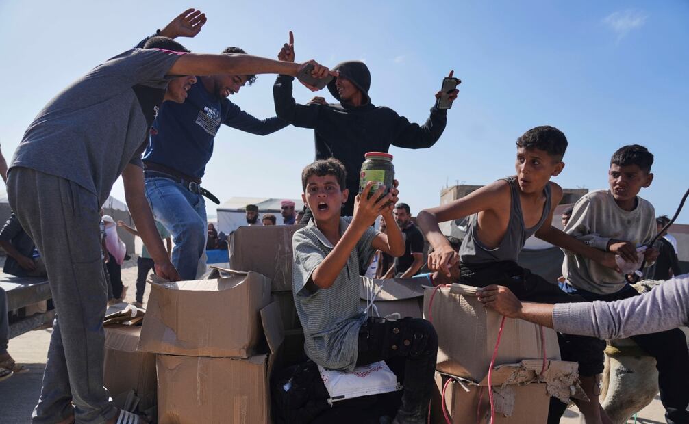 Reino Unido y Jordania buscan lanzar ayuda humanitaria a Gaza. Foto: AP