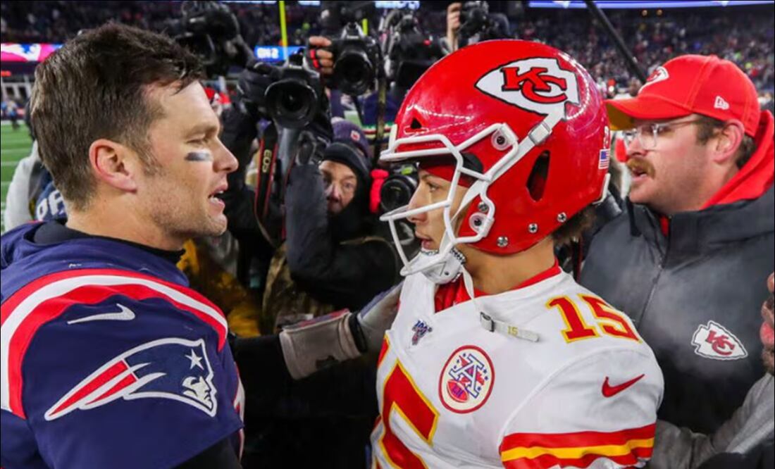 Tom Brady y Patrick Mahomes protagonizan videos promocionales de las finales de la NBA / Foto: Especiales