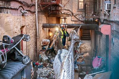 Niño comenzó el peor incendio en NY en 25 años