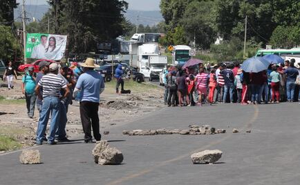 Pobladores que bloquearon la México-Puebla protestaban por la detención de un vecino