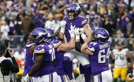 Los Vikings superan a los Packers con gol de campo en los últimos segundos
