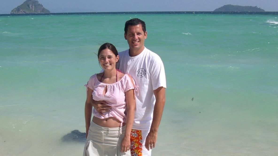 Pablo García Oliver y su esposa Mora se encontraban en las islas Phi Phi cuando les sorprendió el tsunami en 2004. Foto: Cortesía 