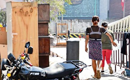 Levantan campamento provisional frente a la Cámara de Diputados