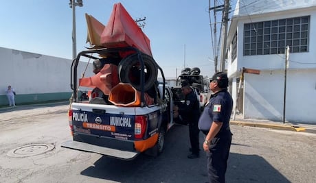 Ecatepec refuerza operativos contra franeleros; retiran 10 toneladas de objetos y aplican sanciones