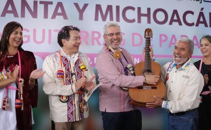 Michoacán realiza compra de 10 mil 600 guitarras de Paracho; Ramírez Bedolla destaca apoyo a talleres artesanales en el estado