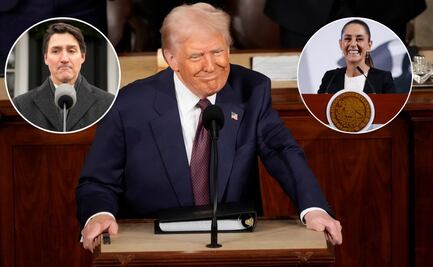 De las flores a Sheinbaum al “algo” amistoso con Trudeau; el contraste en el discurso de Trump hacia México y Canadá