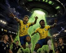 “Los marcianos llegaron ya y llegaron para llevarse a Neymar” Predicen abducción alienigena en el partido Brasil vs Escocia