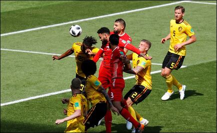 Gol de Bronn para el primer gol de Túnez (2-1) contra Bélgica