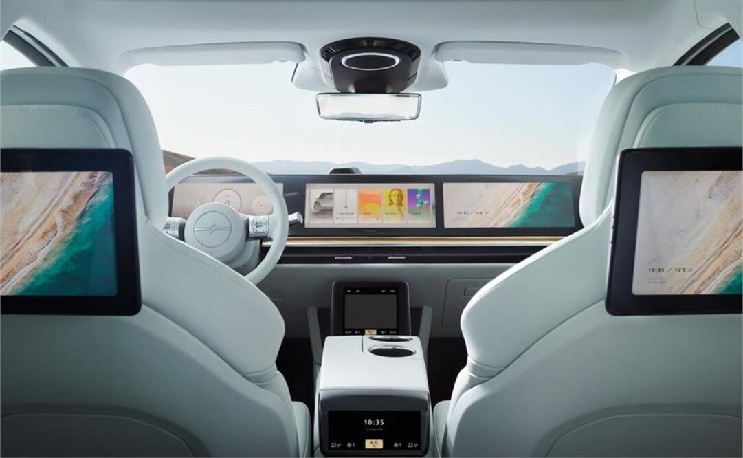 Los pasajeros podrán jugar y olvidarse del camino. Imagen: Sony